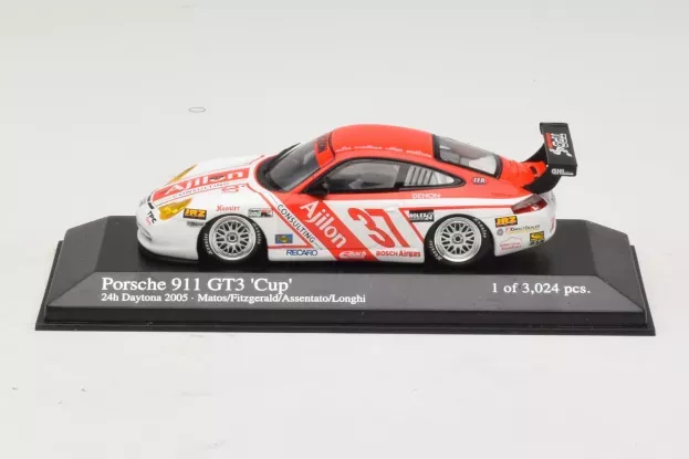 Minichamps Porsche 911 996 Gt3 N 37 24h Daytona 2005 Longhi Assentato matos Fitzgerald 1:43 400056237